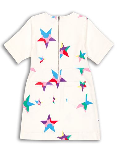 Kid Girl Kids' dress White Size 12 Organic cotton, Elastane