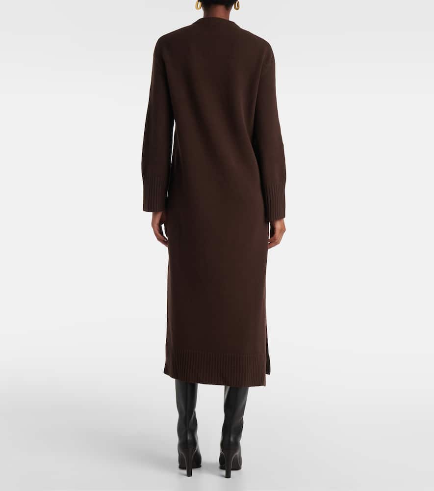 Ainsley wool and cashmere shift dress