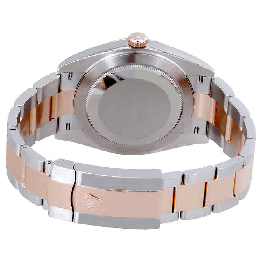 Datejust 41 Chocolate Brown Dial Steel and 18K Rose Gold Mens Watch 126301CHSO