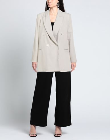 Woman Blazer Light grey Size S Polyester, Viscose, Elastane
