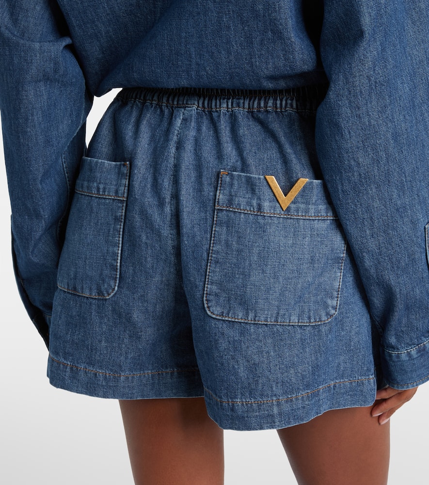 Denim shorts