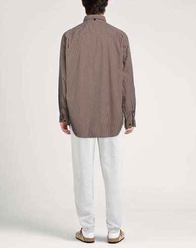 Man Shirt Khaki Size L Cotton, Nylon, Elastane