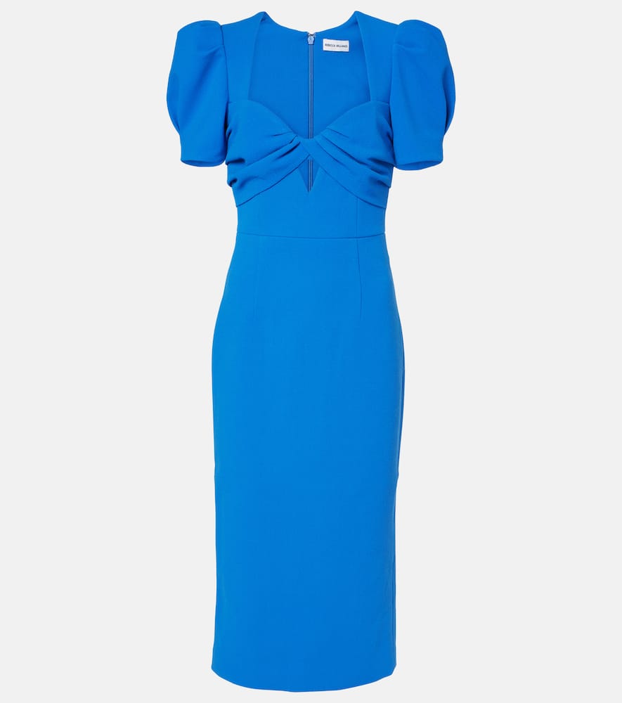 Rebecca Vallance Antonella bow-detail taffeta minidress