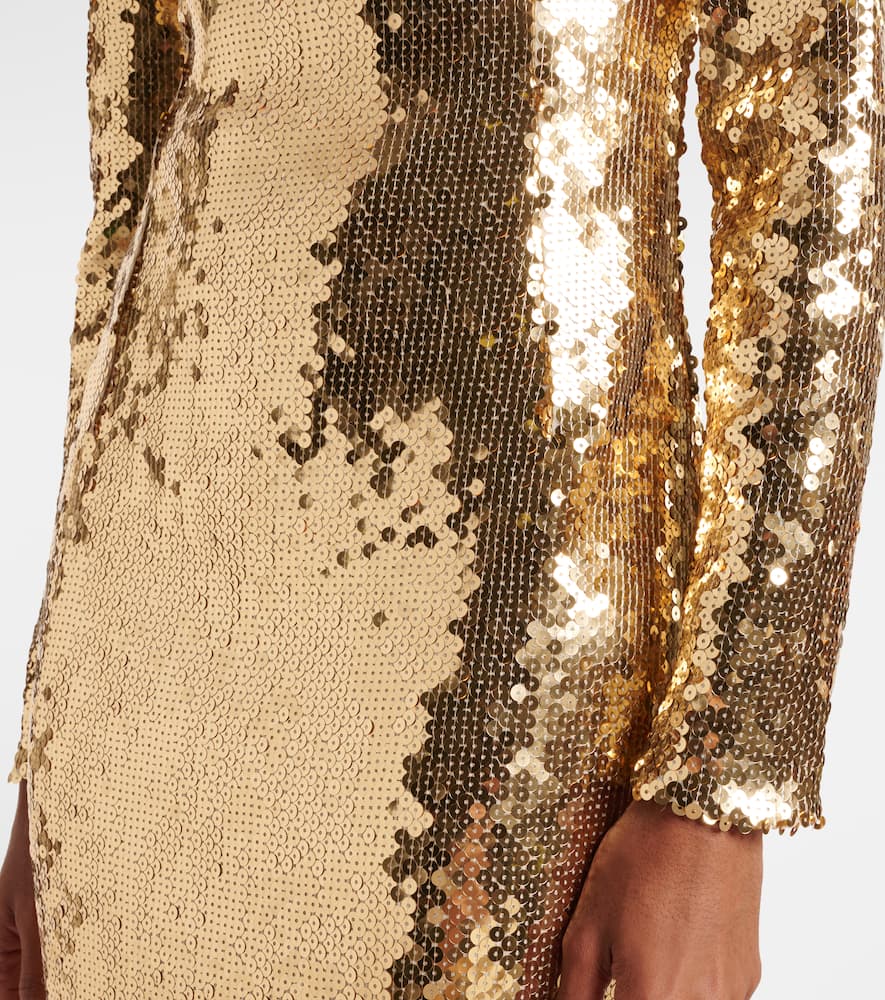 Sequined midi dress