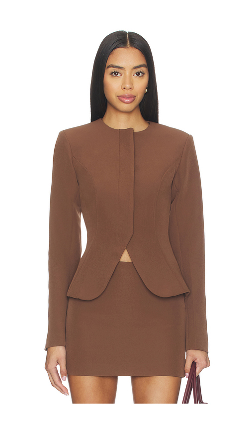 ALL THE WAYS Jubilee Blazer in Brown. XS also in XXS