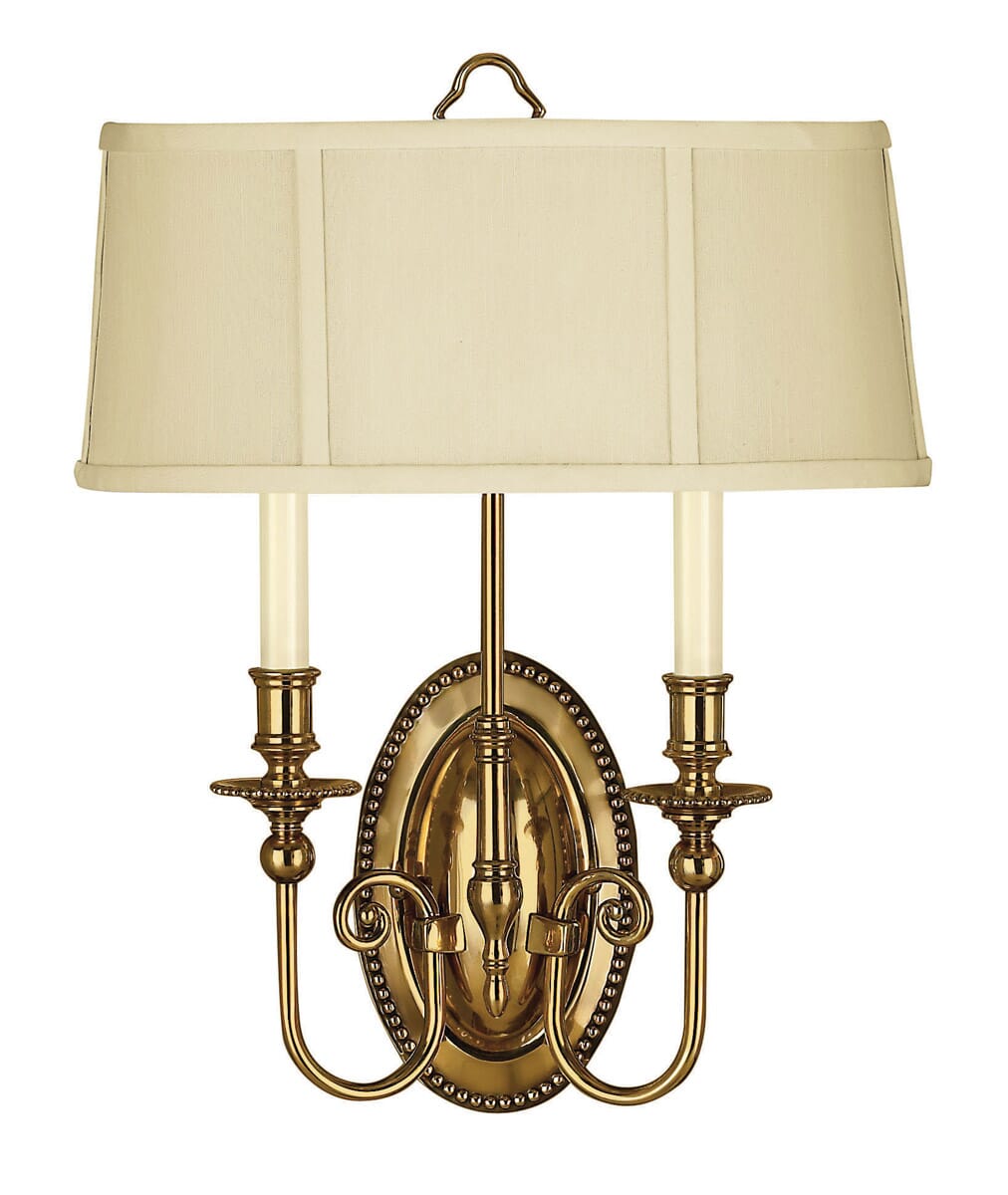 Burnished Brass LED Wall Sconce from the Cambridge Collection