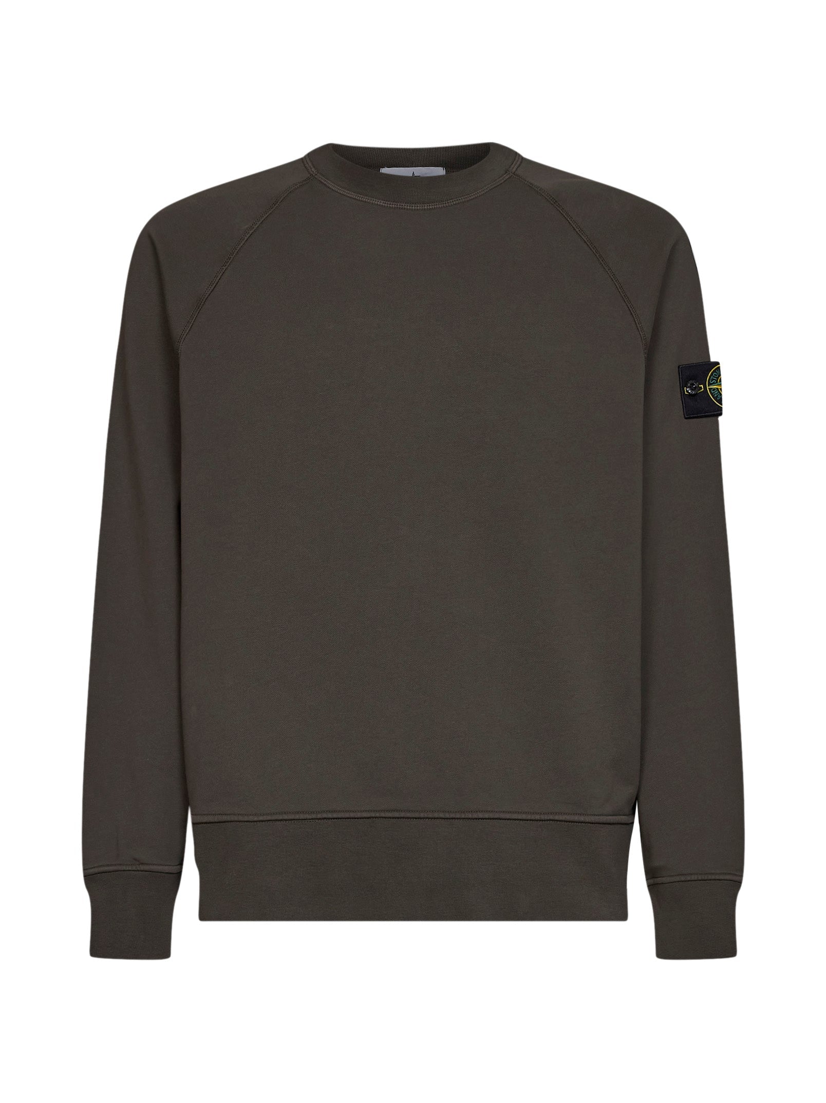 Cotton Crewneck Sweatshirt — Gray