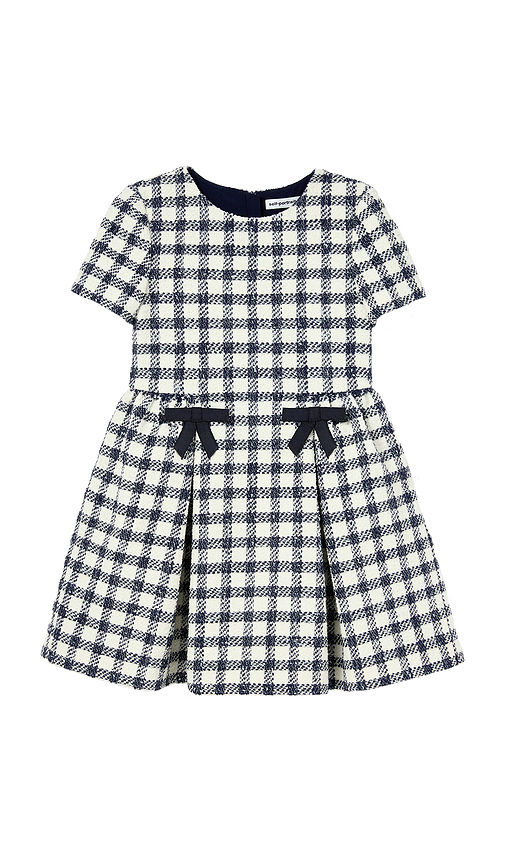 Self-portrait Kids Check Boucle Dress in Navy. 4/5T also /6T, 6/7