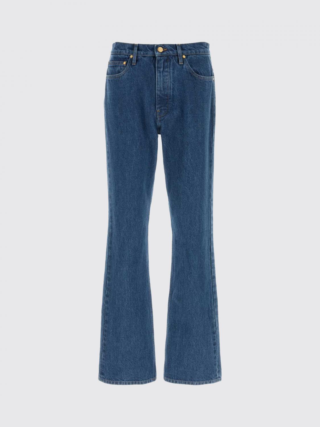 Pants Men color Denim