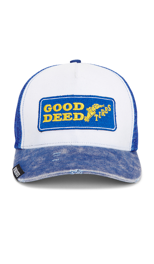 Deva States Good Deed Trucker Cap in Blue