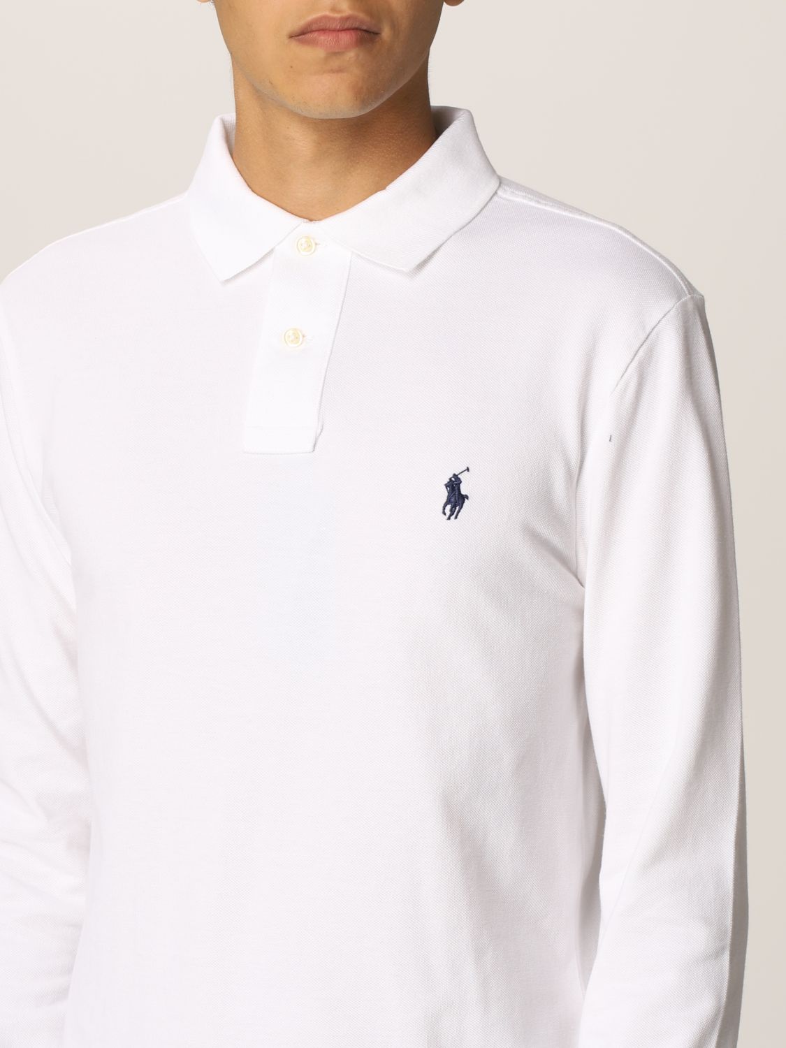 Polo shirt in pique cotton
