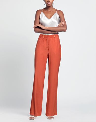 Malìparmi Woman Pants Orange Size 4 Viscose