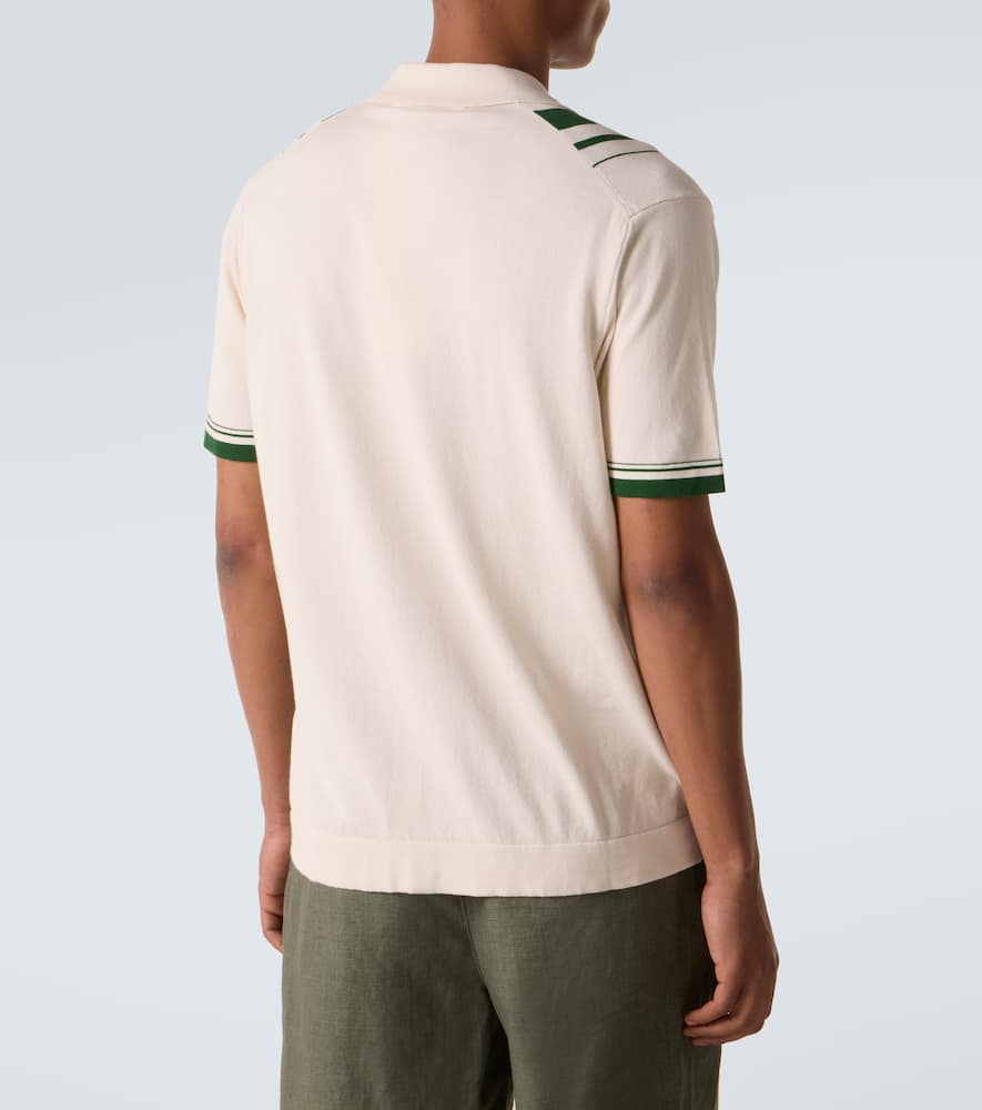 Tiernan striped cotton bowling shirt