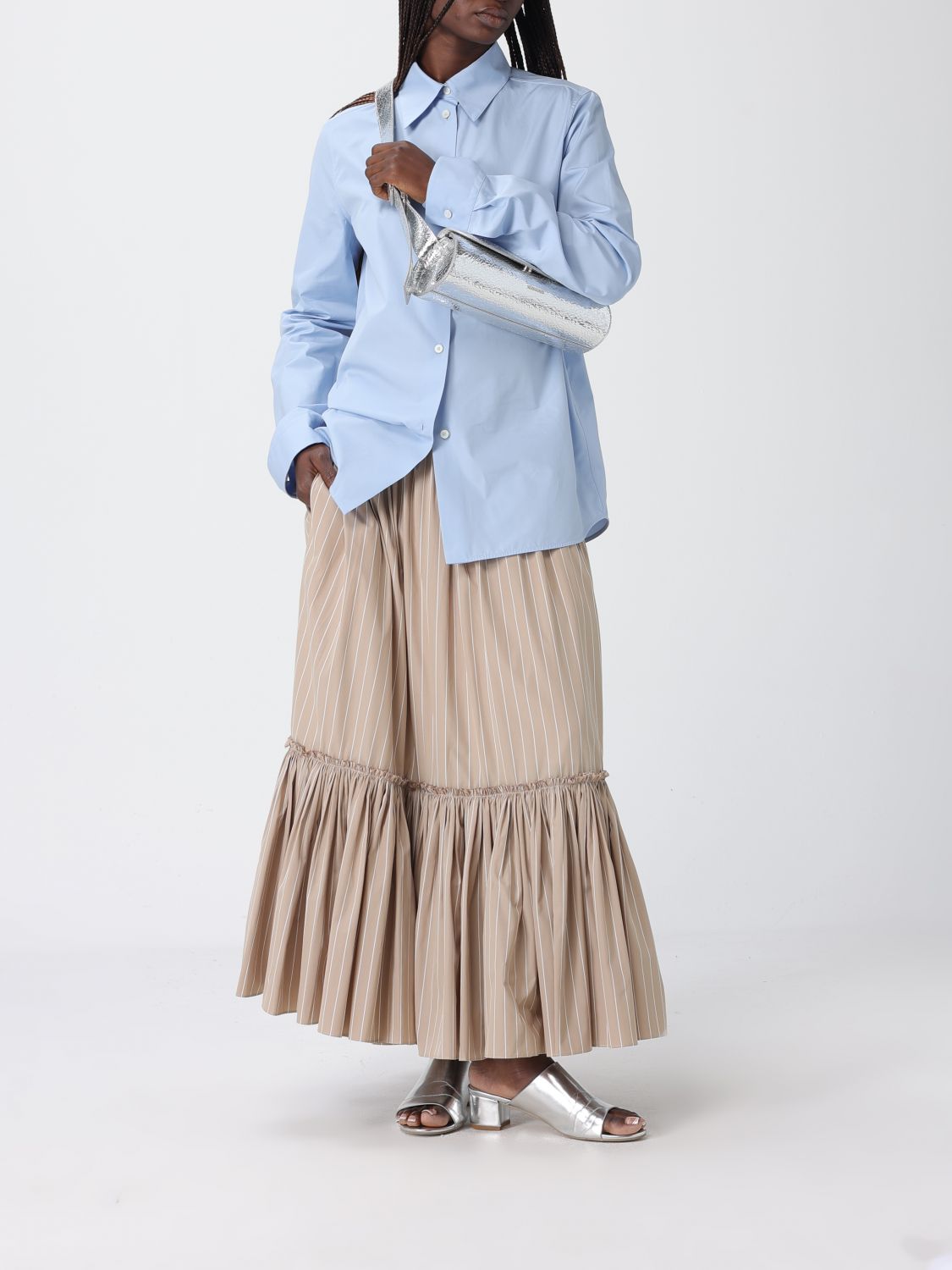 Classic tailored long-sleeve shirt - White