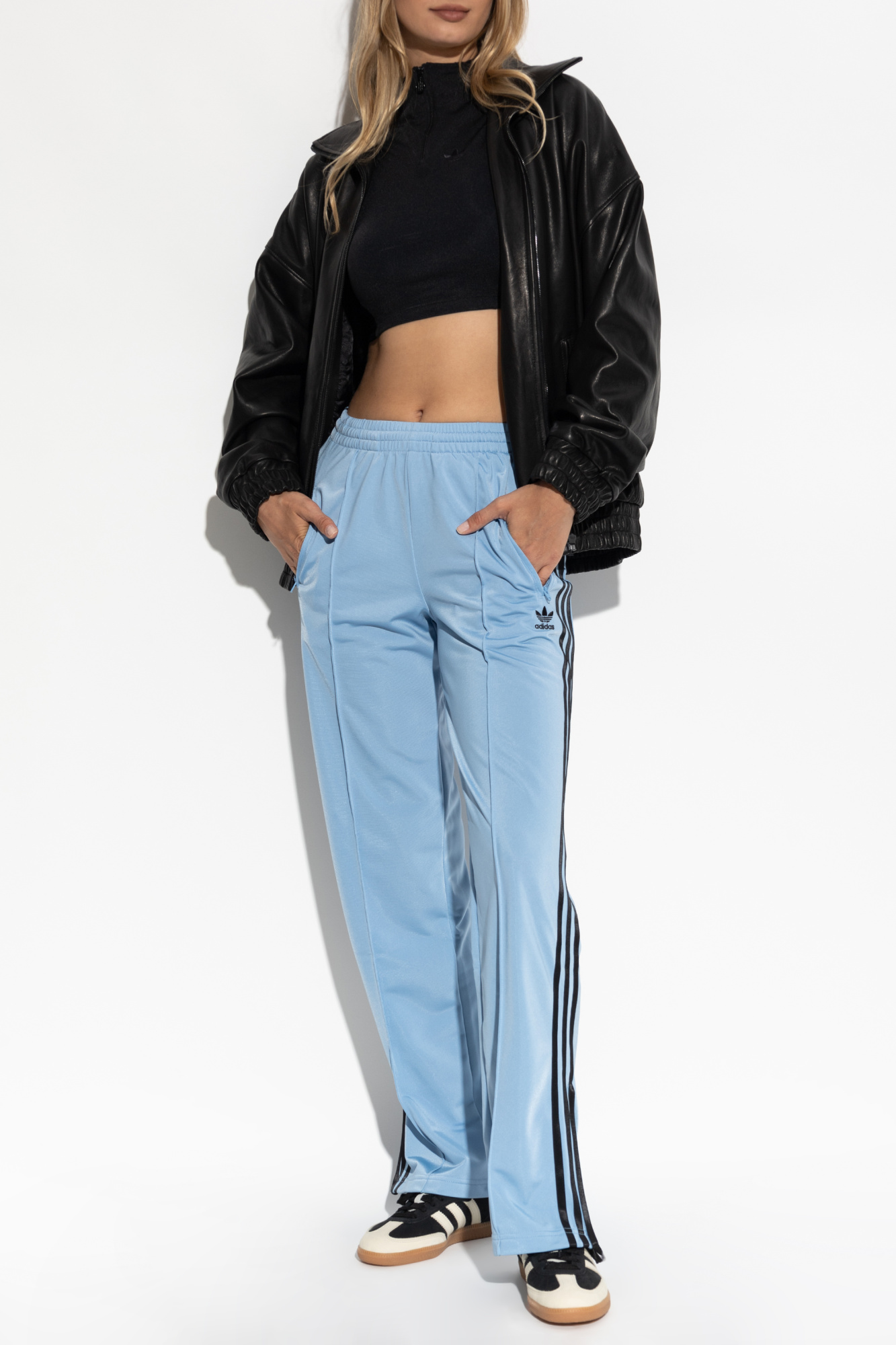 Sweatpants With Logo, Women's, Blue