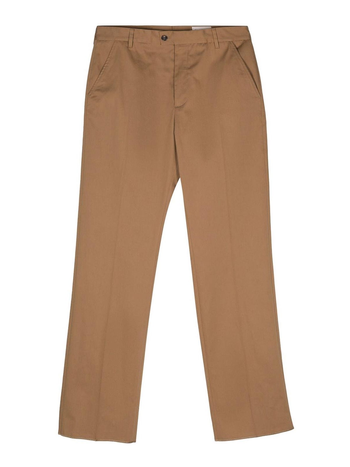 -Tailored With Back Logo Trousers Marrone-Uomo