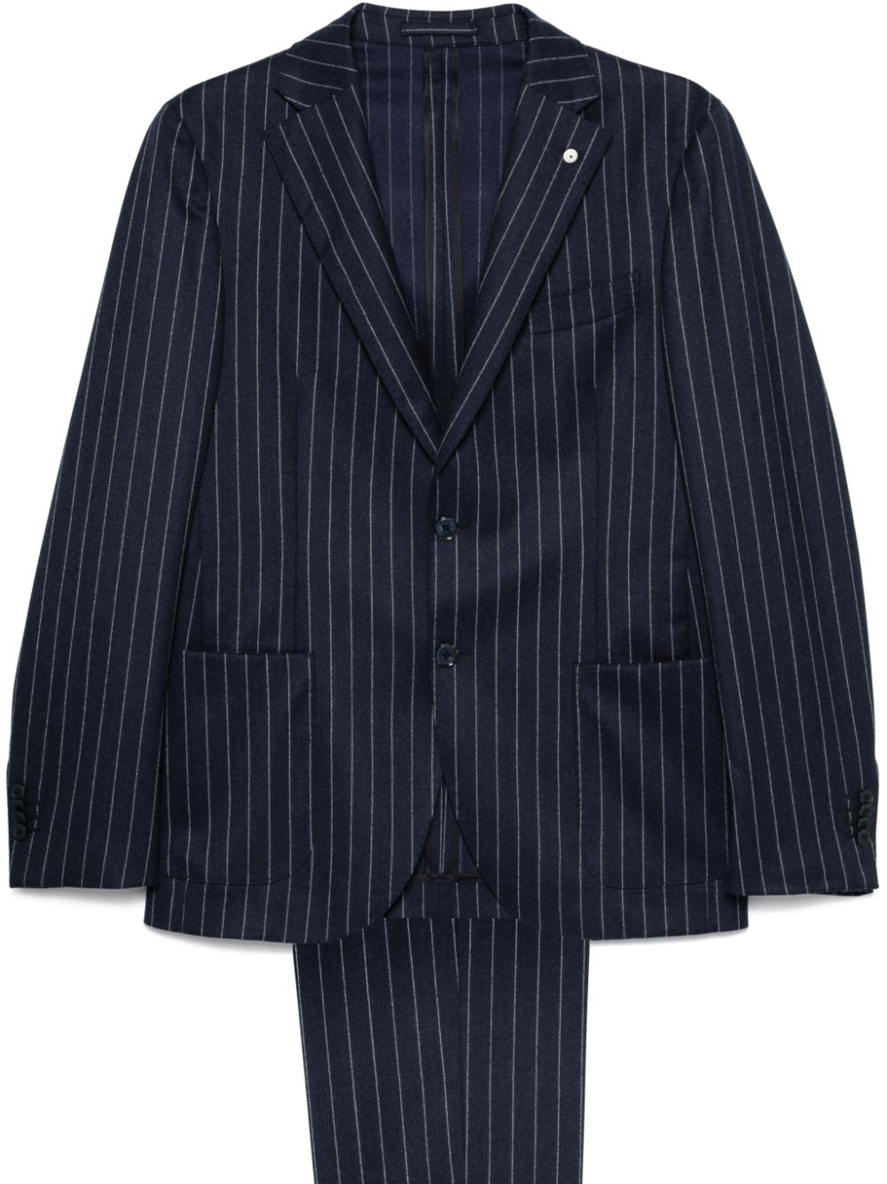 Pinstriped suit - Grey