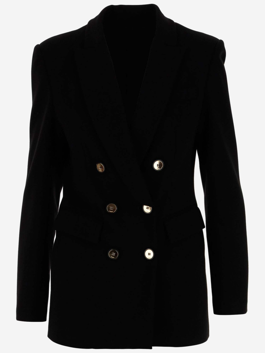 Double-breasted blazer - Black
