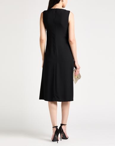Woman Midi dress Black Size 4 Viscose