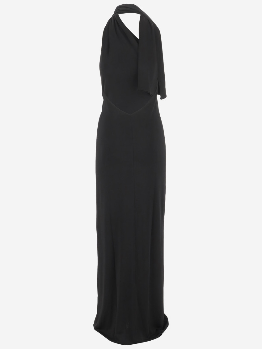 Roza Viscose Long Dress
