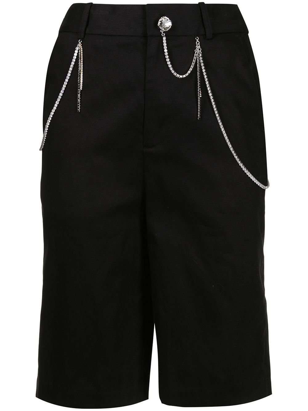 Crystal-detail shorts - Black