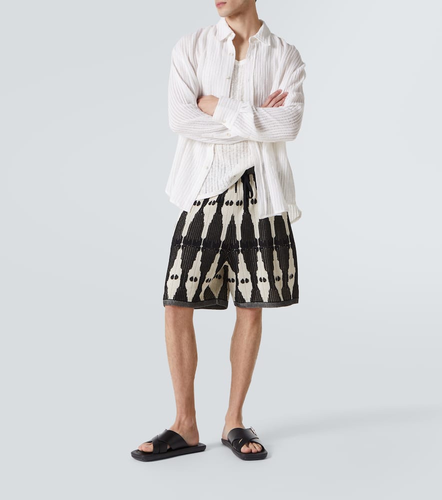 Ritual knitted jacquard shorts