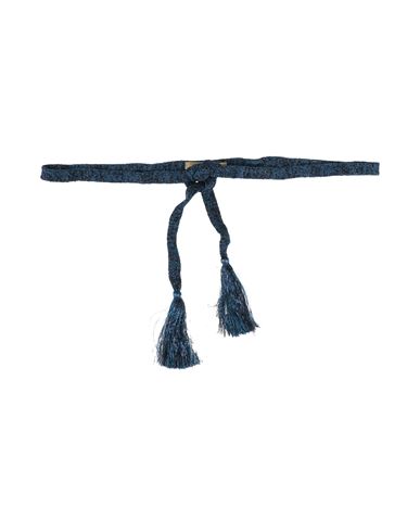 Momoní Woman Belt Navy Size ONESIZE Viloft, Polyamide, Metallic Polyester