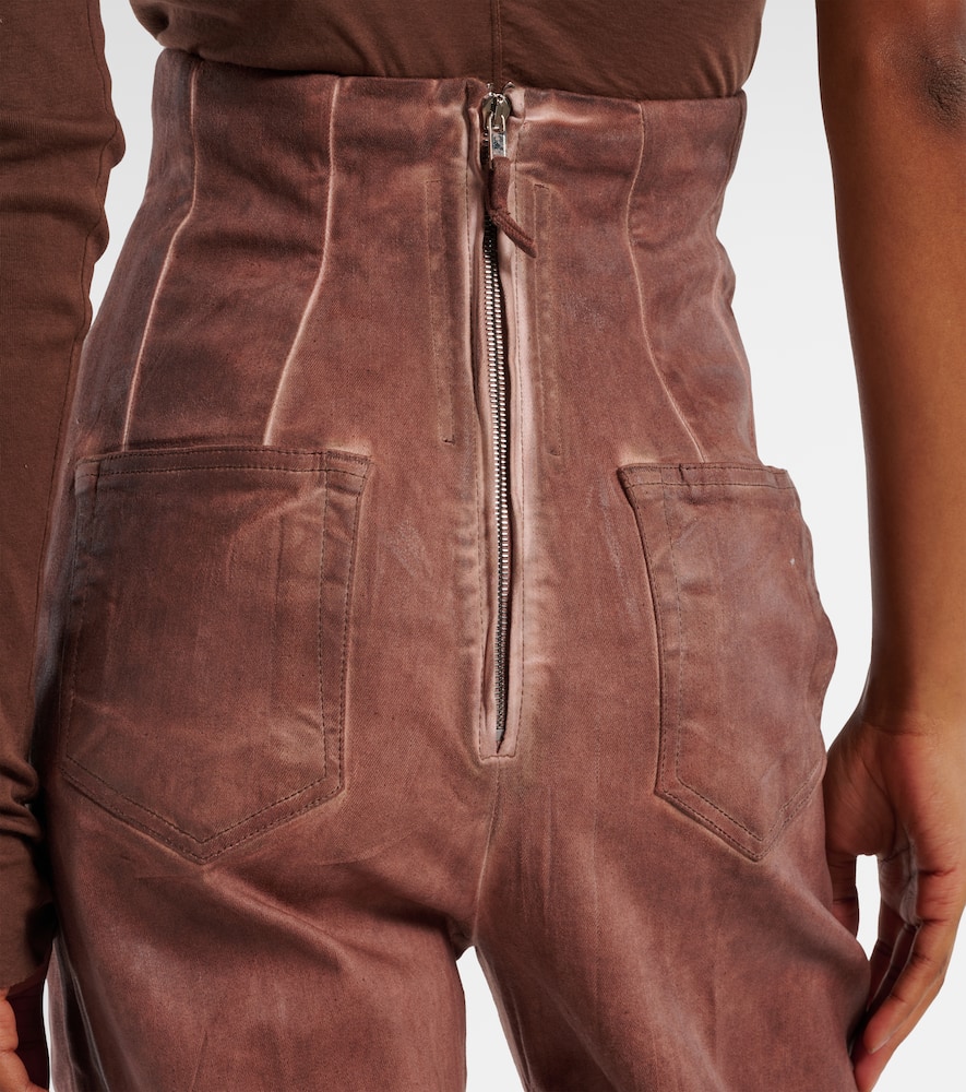 Dirt Cooper high-rise wide-leg jeans