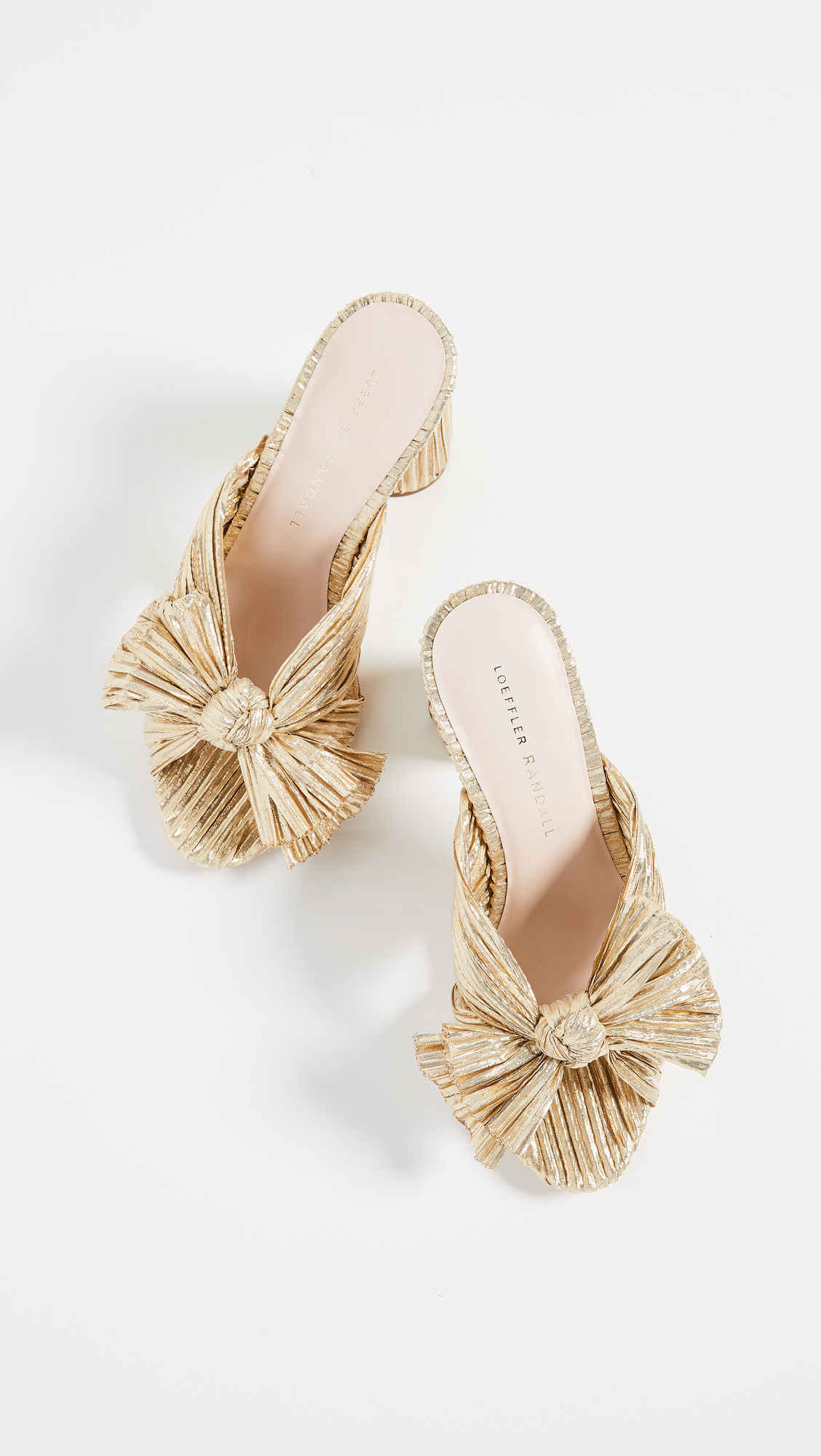 Penny Pleated Bow Sandals