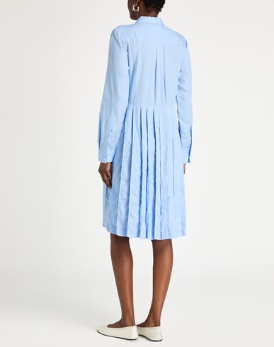 Woman Midi dress Light blue Size 6 Lyocell