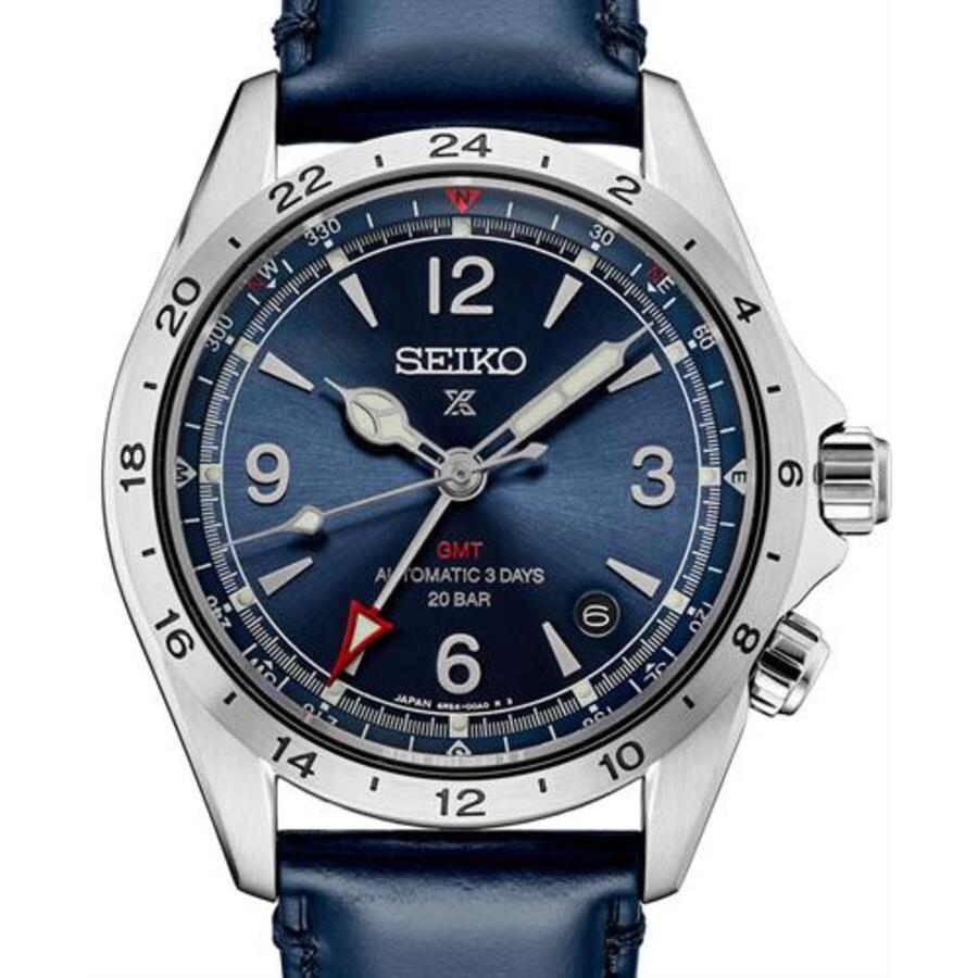 Prospex Luxe Alpinist GMT Automatic Blue Dial Mens Watch SPB377