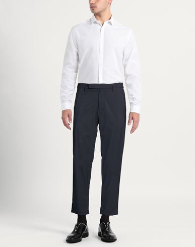 Man Pants Midnight blue Size 30 Wool, Polyester, Elastane