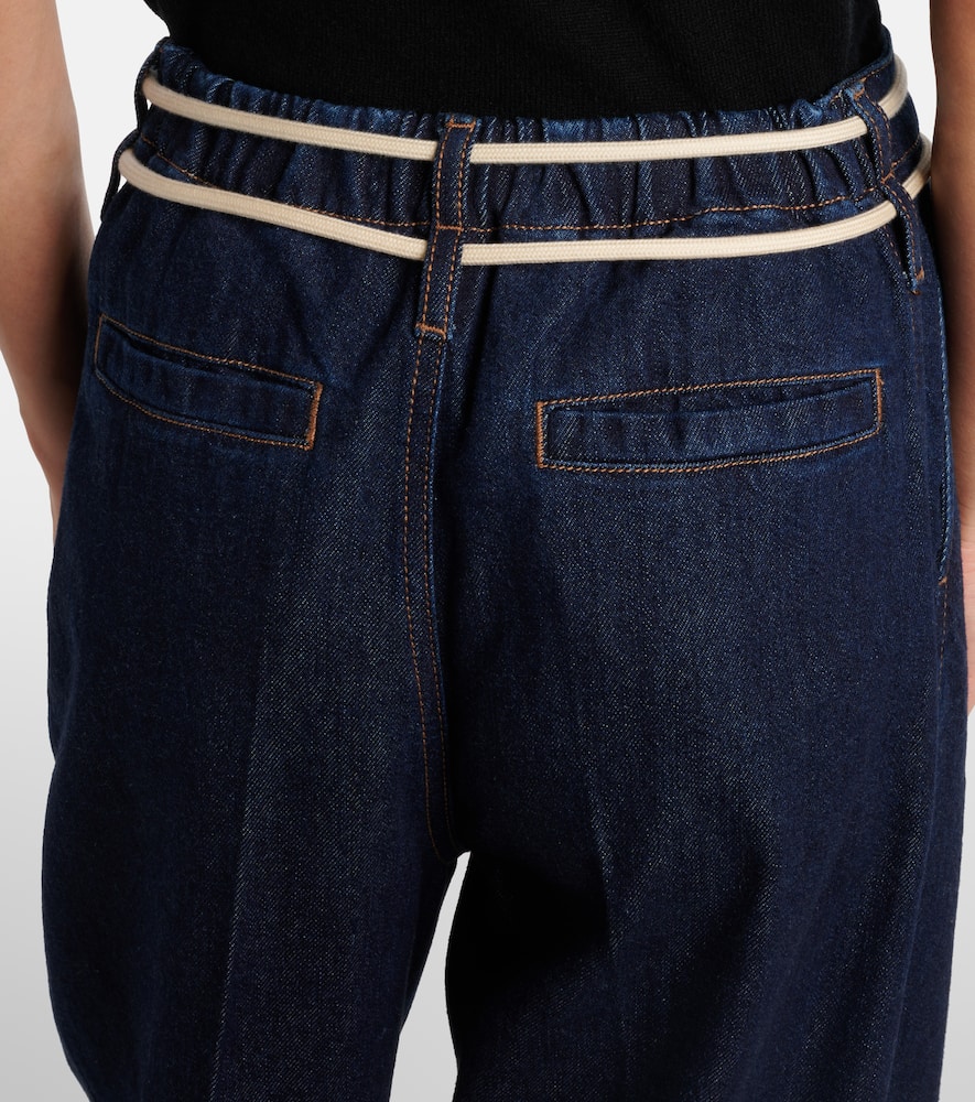 Nembi high-rise straight jeans