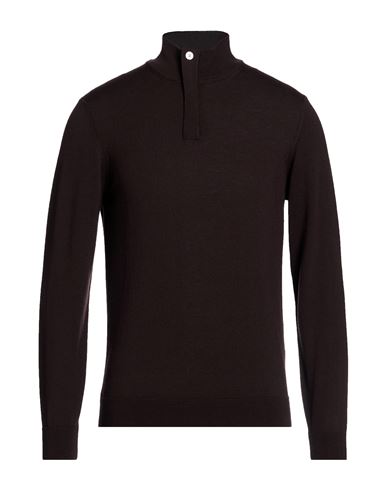 Man Sweater Dark brown Size M Merino Wool
