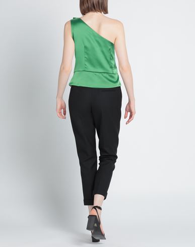 Woman Top Green Size M Polyester, Elastane