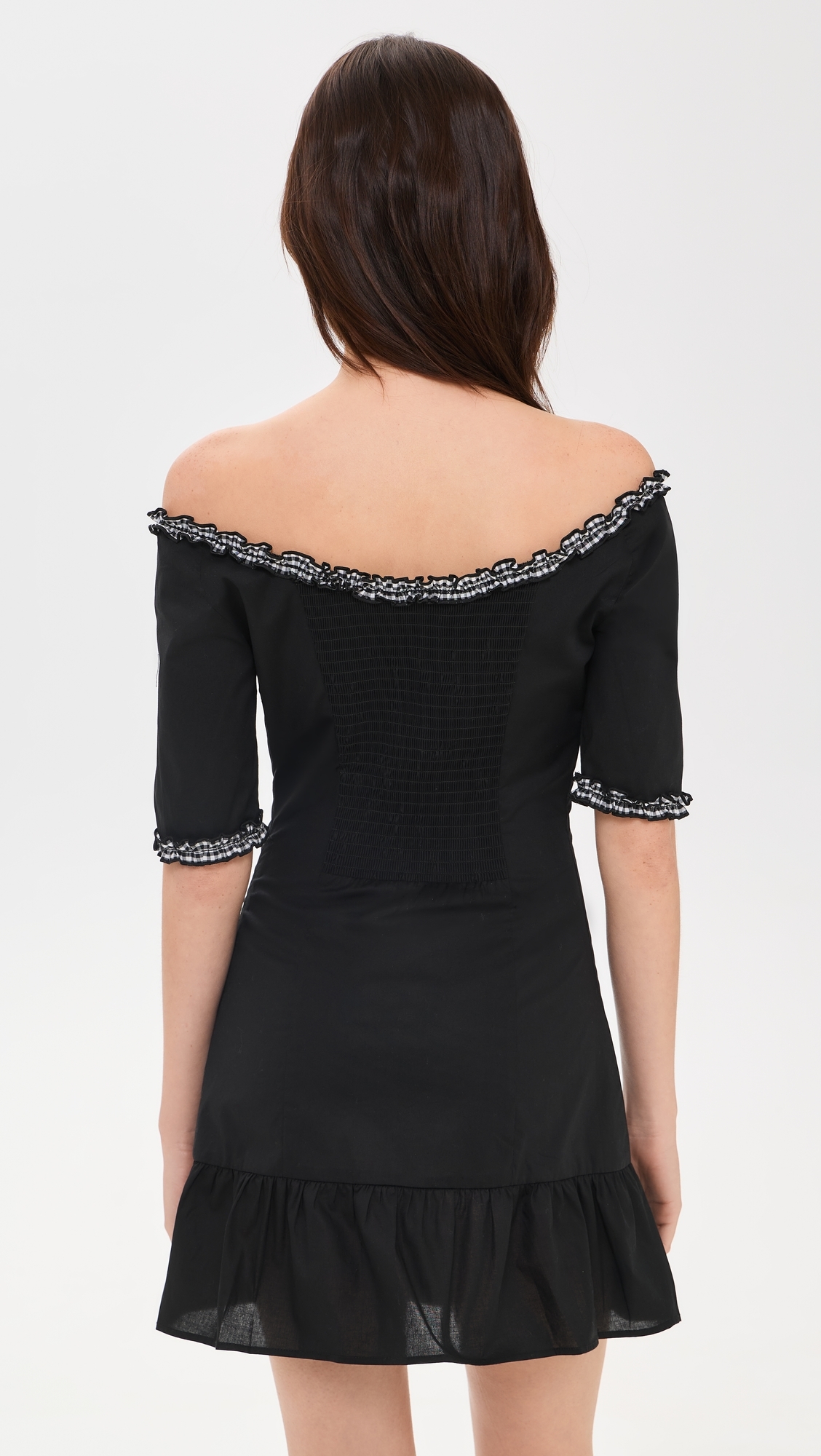 Sweet Dreams Poplin Mini Dress Black