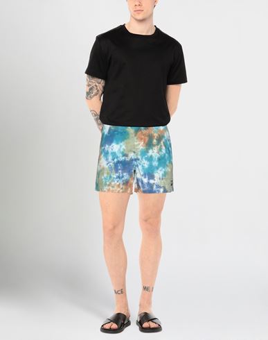Man Shorts & Bermuda Shorts Blue Size M Cotton