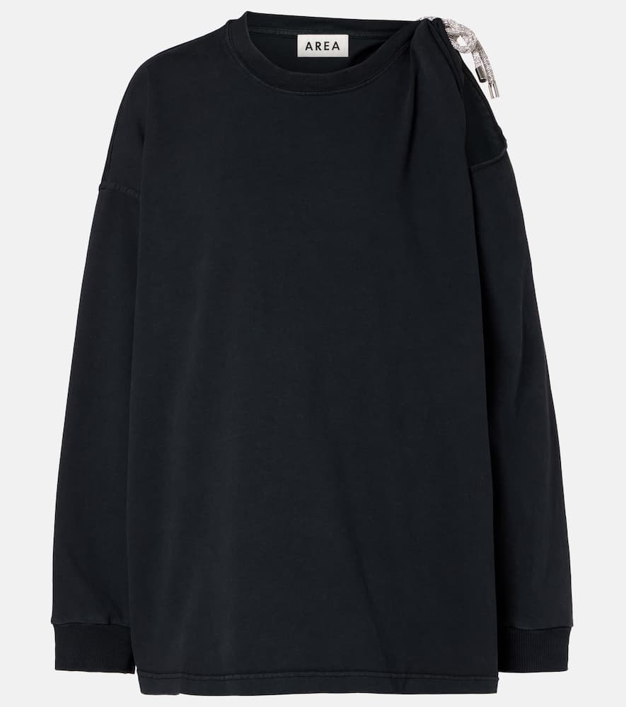 Embellished cotton jersey T-shirt