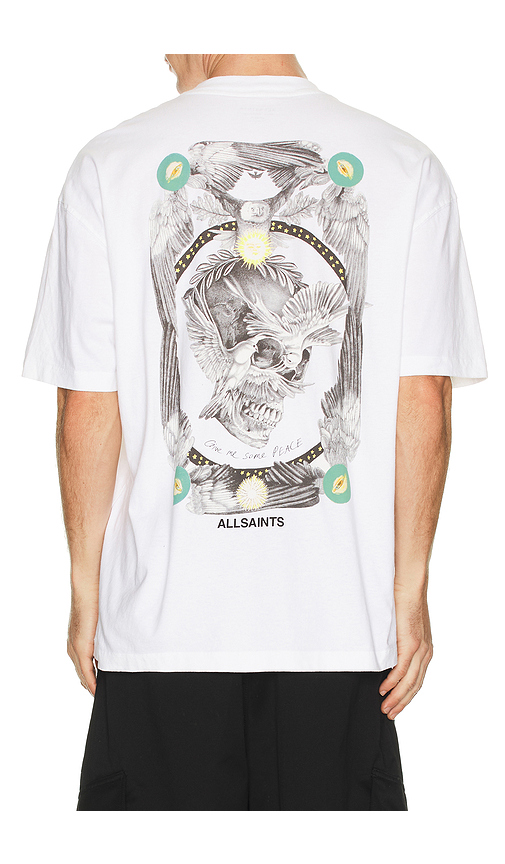 ALLSAINTS Mysteries Tee in White. L. Also in S, M, XL/1X