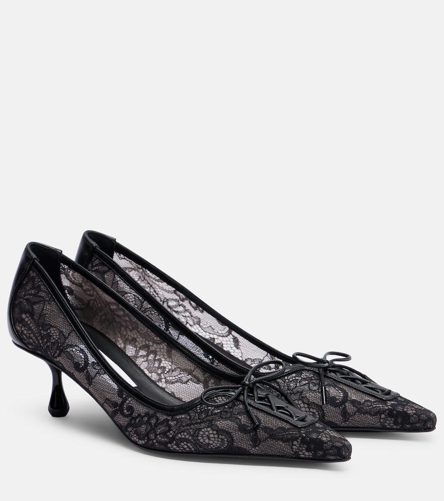 Scarlett lace pumps