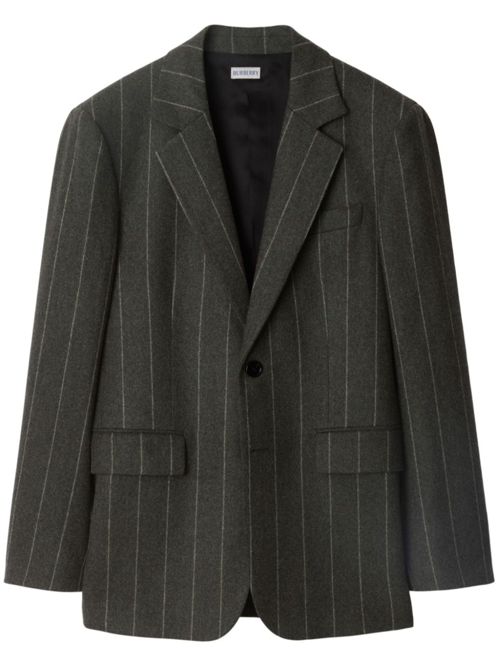 Pinstriped blazer - Grey