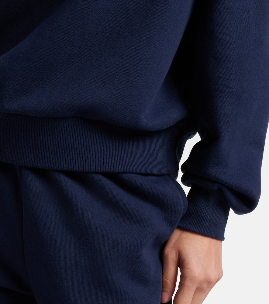 Elle cotton jersey polo sweater