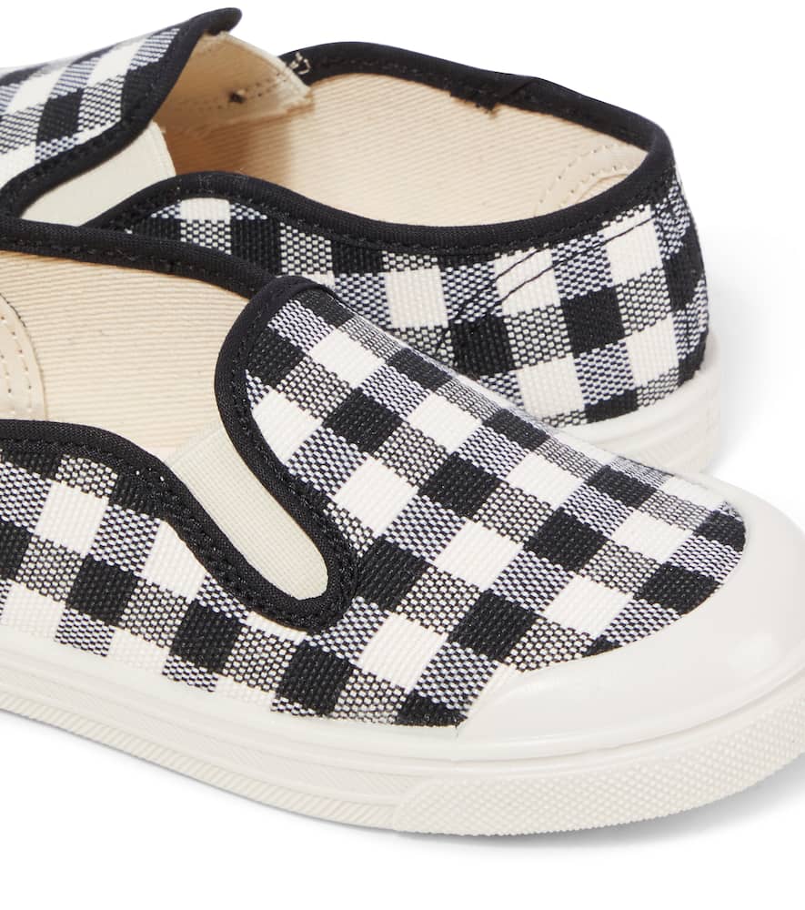 PèPè Gingham slip-on sneakers
