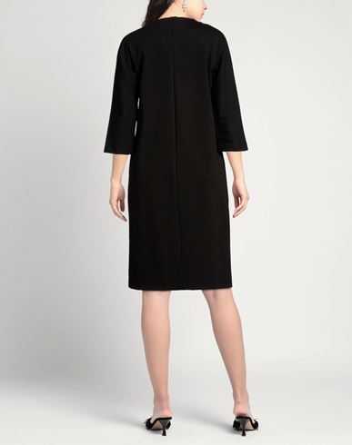 Woman Midi dress Black Size 10 Viscose, Polyamide, Elastane
