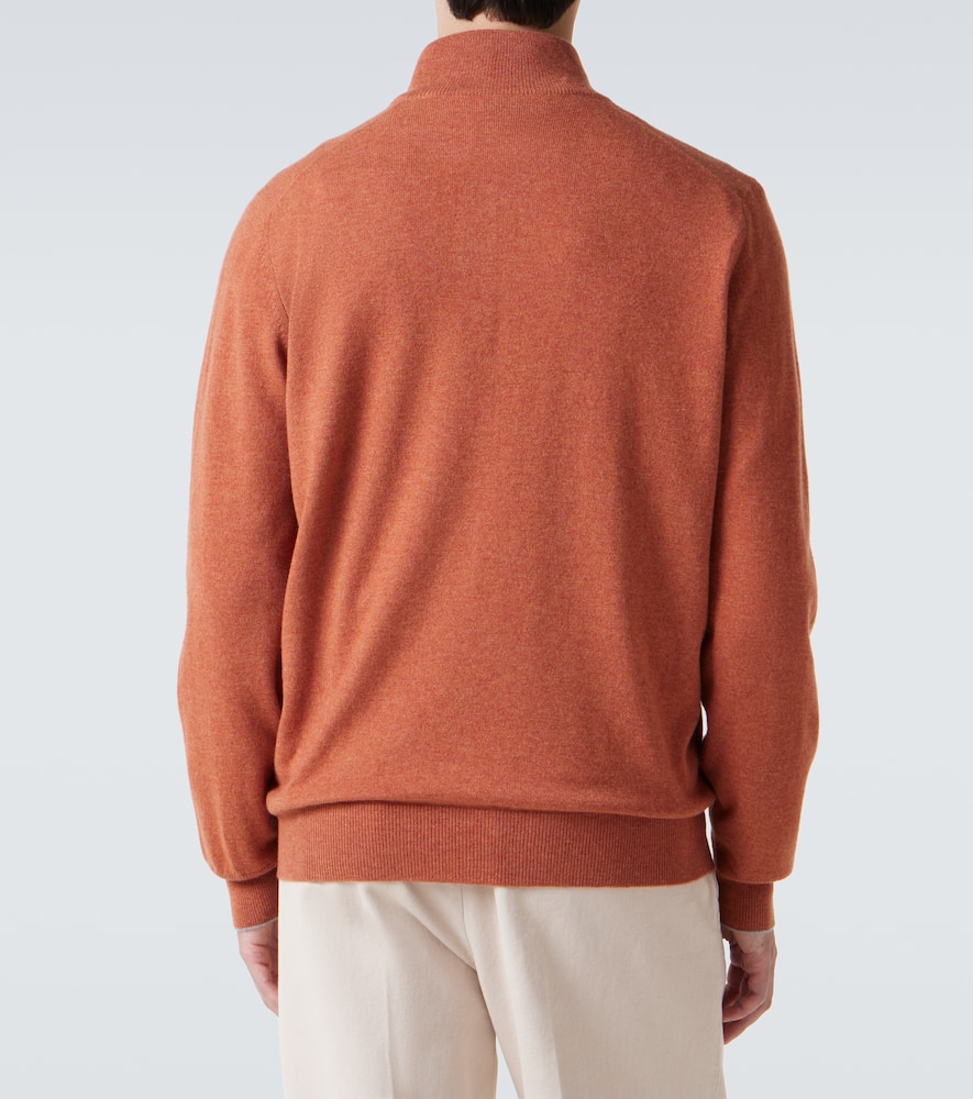 Cashmere half-zip sweater