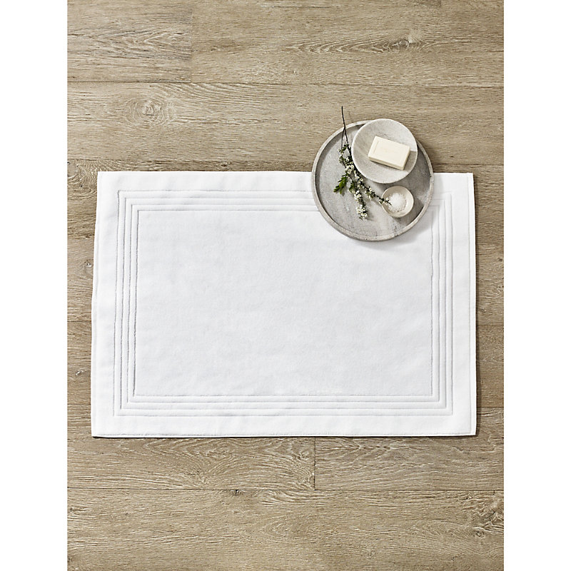 White Egyptian Cotton Bathmat 90cmx60cm 