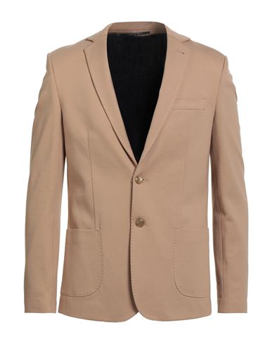 Man Blazer Camel Size 38 Viscose, Polyamide, Elastane