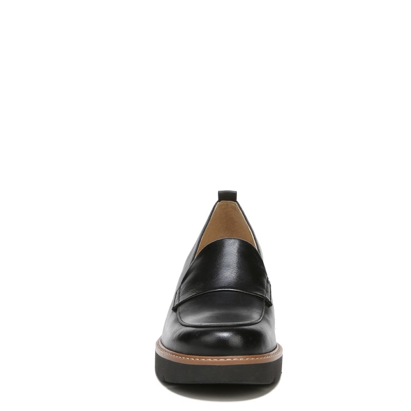Women's Darry Lug Sole Loafers (Black Leather)