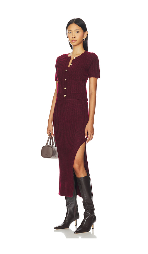 HEARTLOOM Carmela Set in Wine. - L also in XS