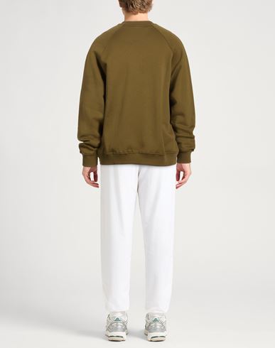 Man Sweatshirt Military green Size M Cotton